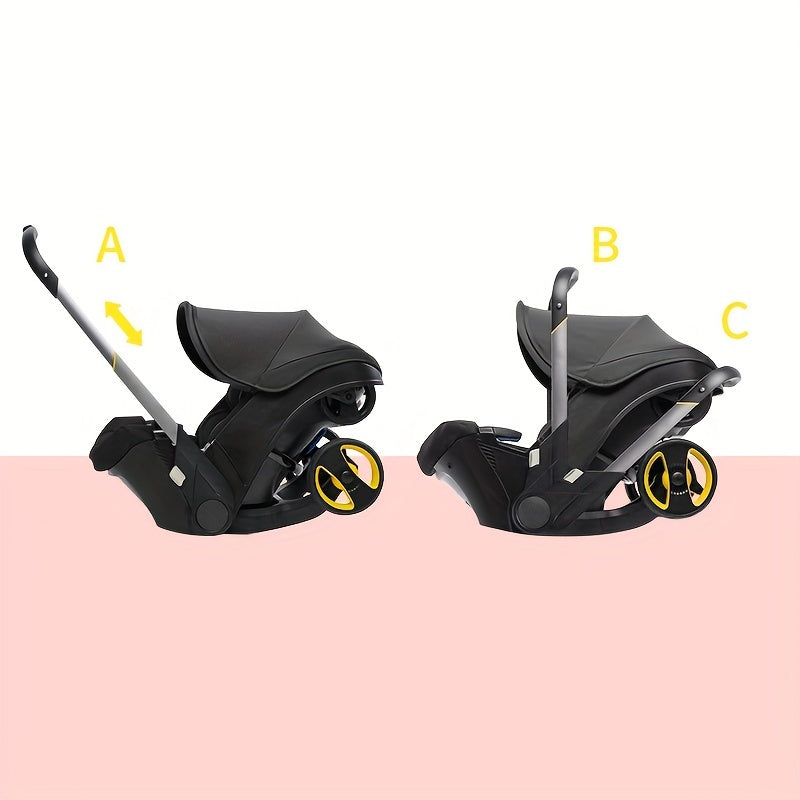 Conjunto completo de cochecito con bolso para mamá para viajes en familia y compras