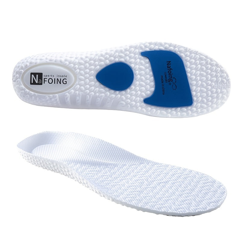 Men's Foam Cushioned Shock Absorption Shoe Insoles PC Material Pair
