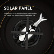 Solar-Powered Helicopter Car Air Freshener Aluminum Alloy Long-Lasting Natural Fragrance