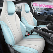 Full Set Car Seat Covers 5-Seat Synthetic Leather All-Season Protection