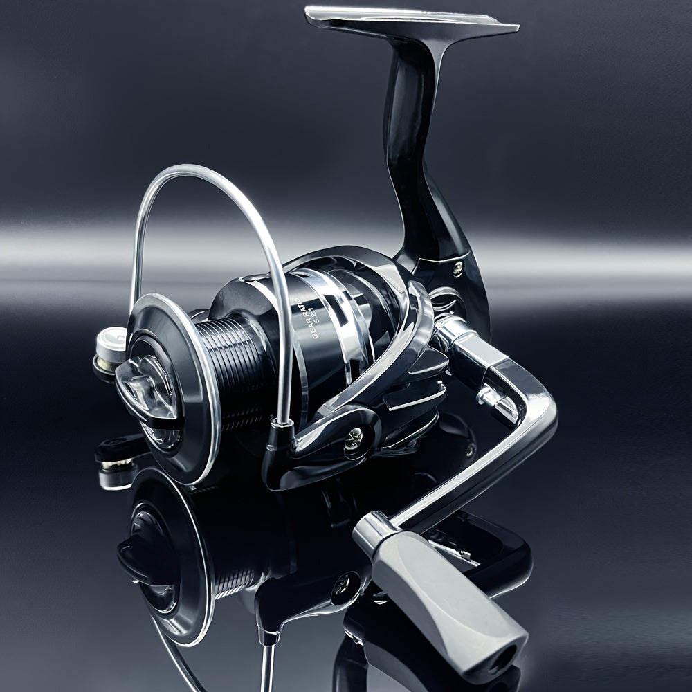 Spinning Reel 1000-7000 Series Saltwater and Freshwater with Metal Cup and Folding Rocker Arm