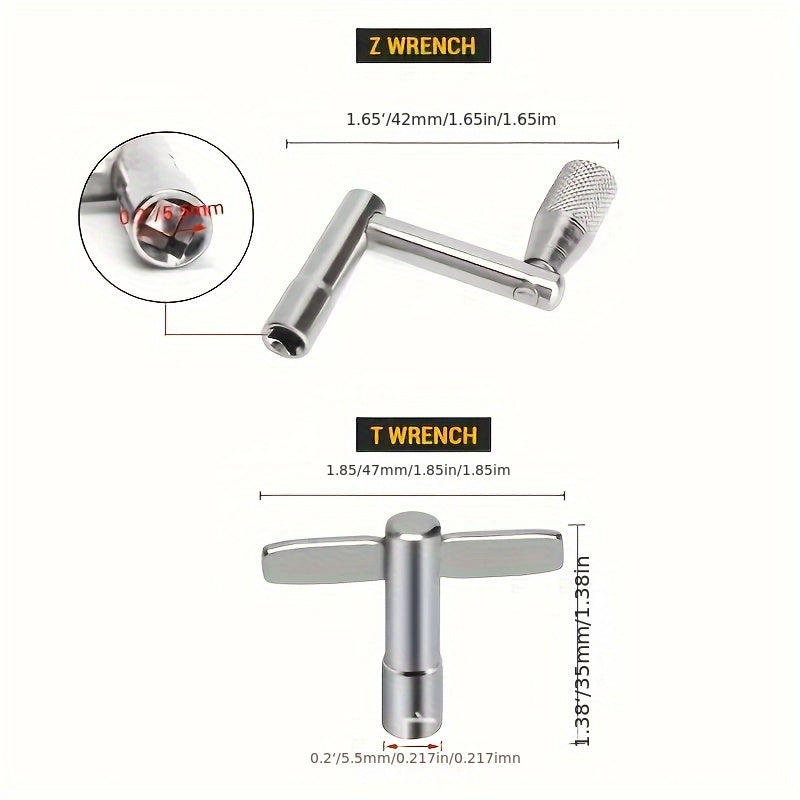 23-Piece Drum Kit with Alloy Hardware Non-Slip Felt Pads Manual Operation