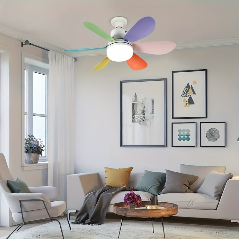 Dimmable E26/E27 Ceiling Fan with Remote Control for Bedroom Kitchen Living Room