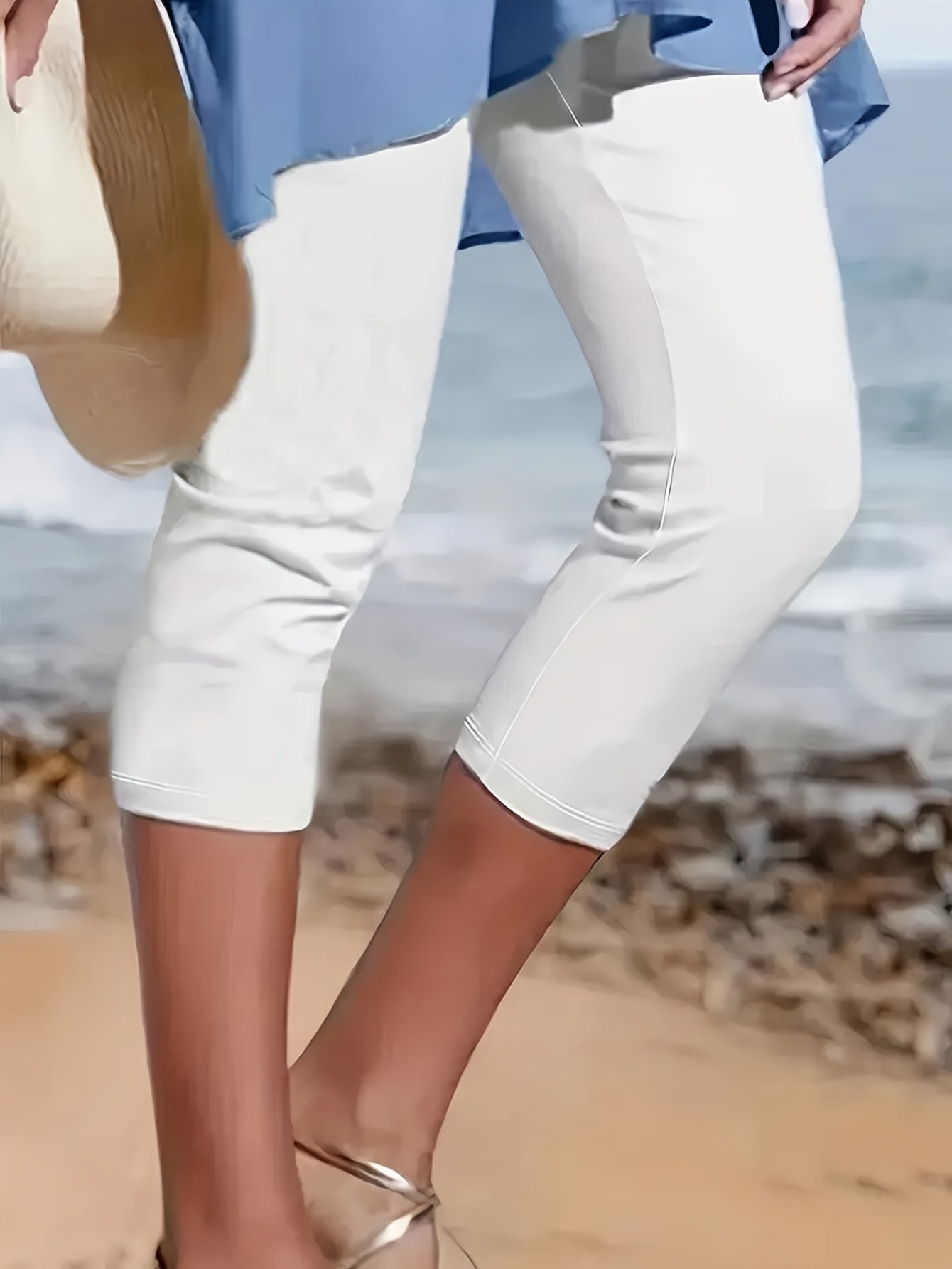 Plus Size Women's Yoga Pants Set High-Waisted Stretchy Compression Leggings