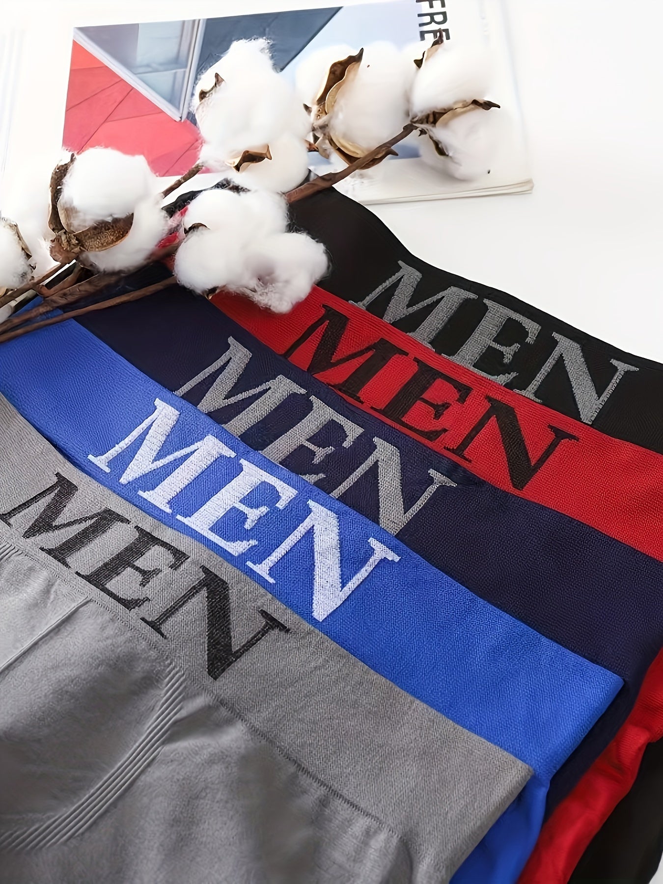 Men's Seamless Breathable Flat Leg Briefs Pack of 10 S-XL Polyester Spandex for Sports and Casual