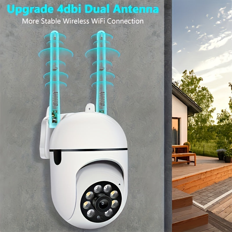 HD 2.4G WiFi Outdoor Night Vision Security Camera with Smartphone Access
