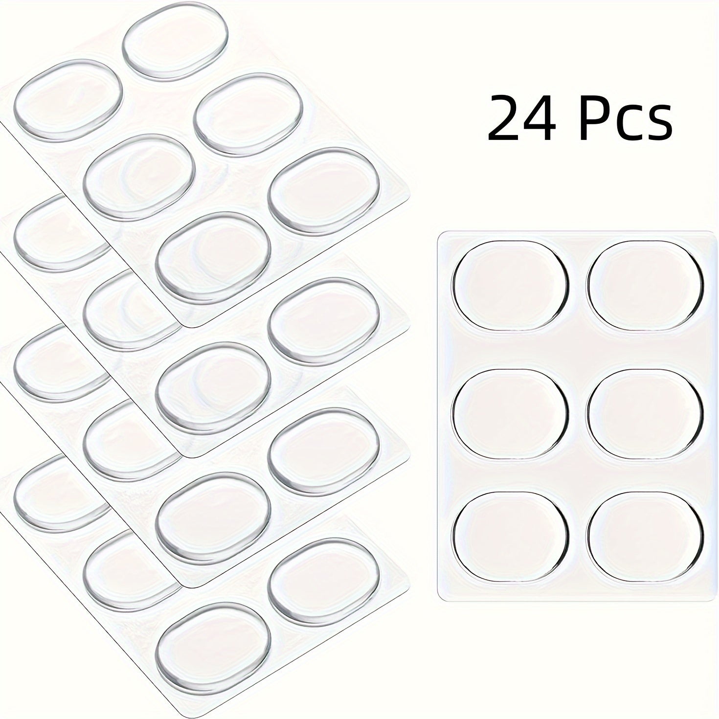 6/24/48 ta rangli barabanni susaytiruvchi jel padlari, simbal va barabanlar uchun