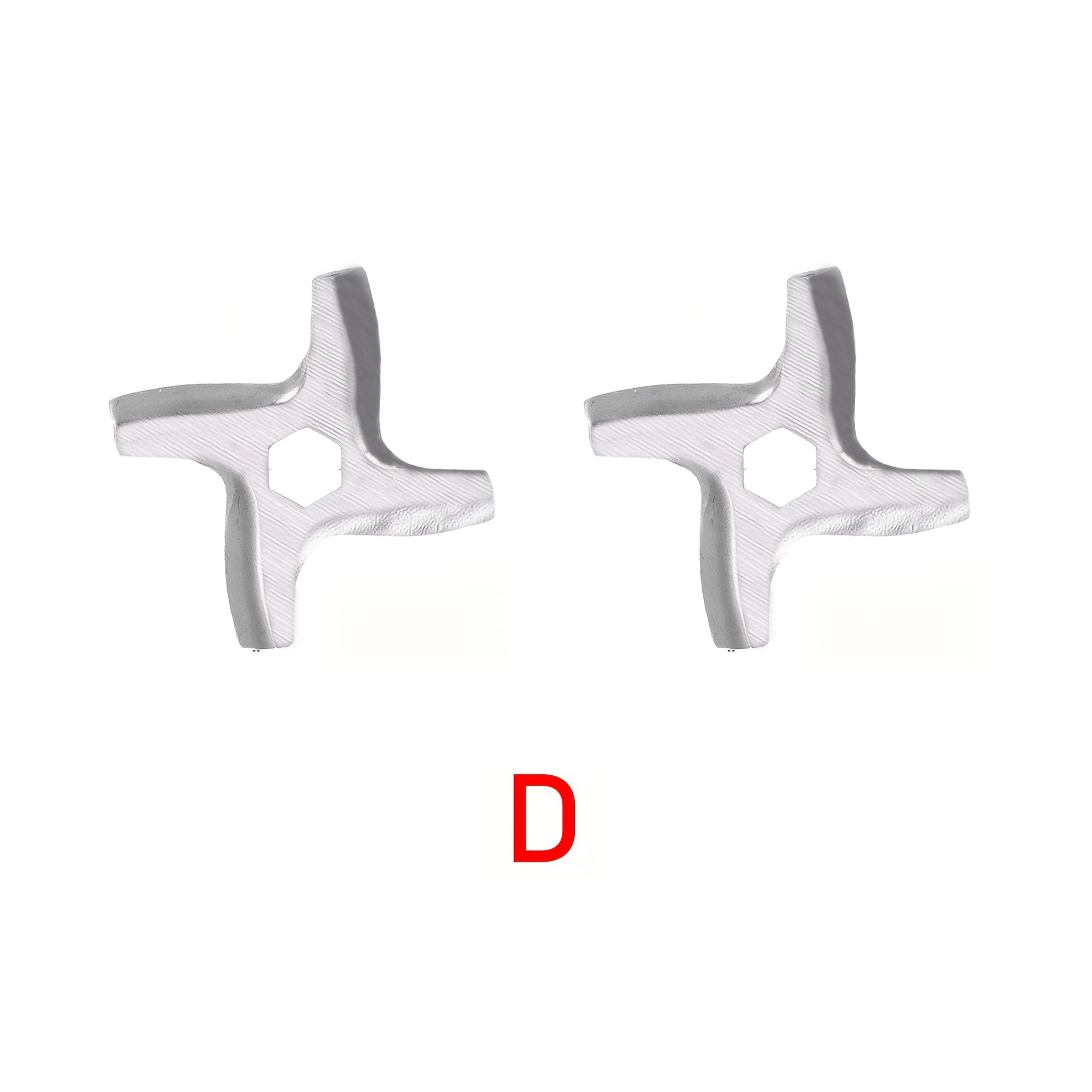 Stainless Steel Meat Grinder Blades Set of 2 for Kitchen Food Chopper Attachments