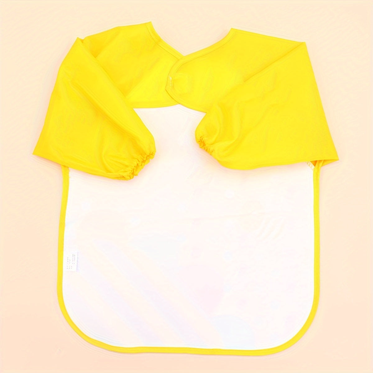 Baby Waterproof Bib for Kids Reversible Cartoon Design Long Sleeve Feeding Smock