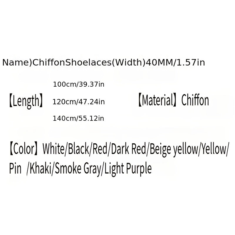 Unisex Cotton Lace Fashion Shoelaces for Sneakers and Shoes