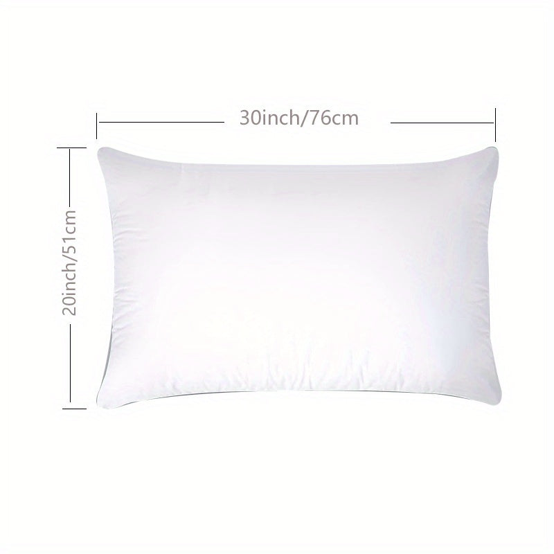 White Goose Feather and Down Pillow Insert 100 Cotton Hypoallergenic All-Season