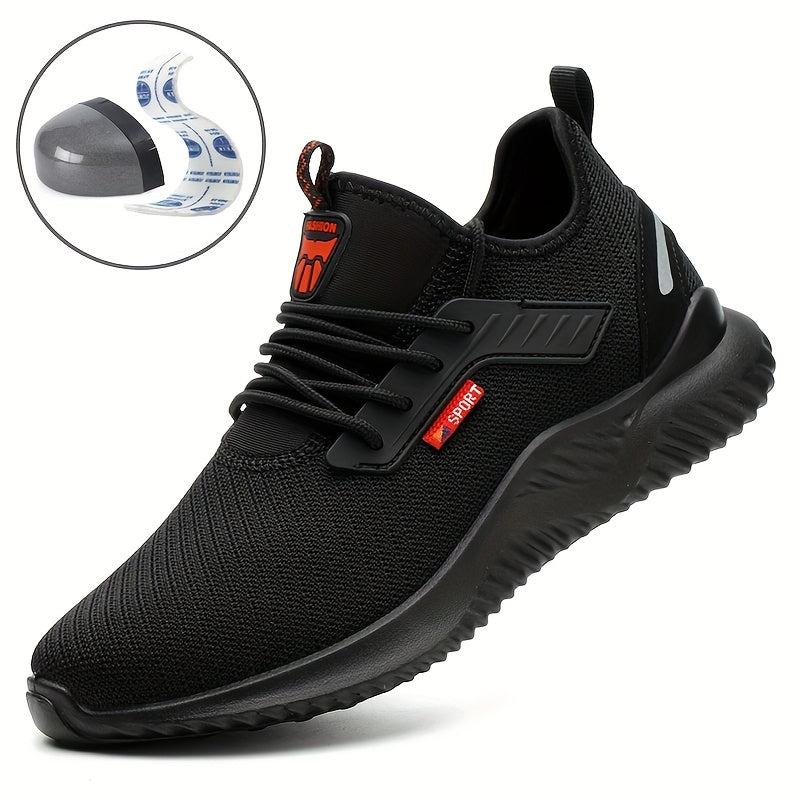 Men's Steel Toe Work Shoes Lightweight Breathable Safety Shoes for Men
