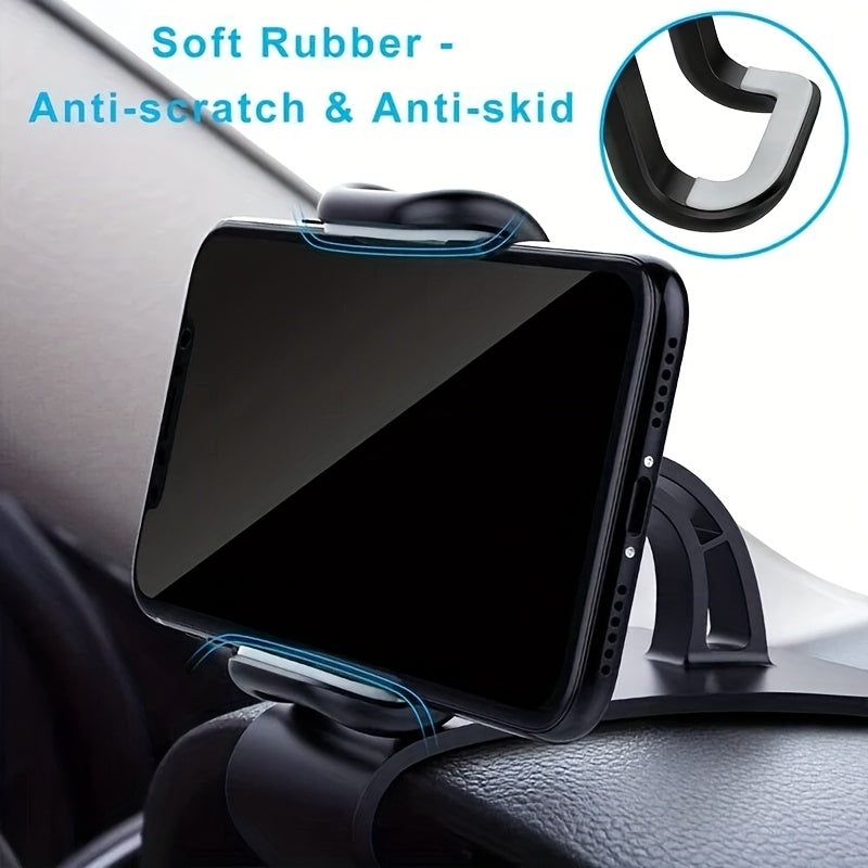 Universal avtomobil telefon uchun tutqich 360° burilish sozlanadigan o'rnatish uchun smartfonlar