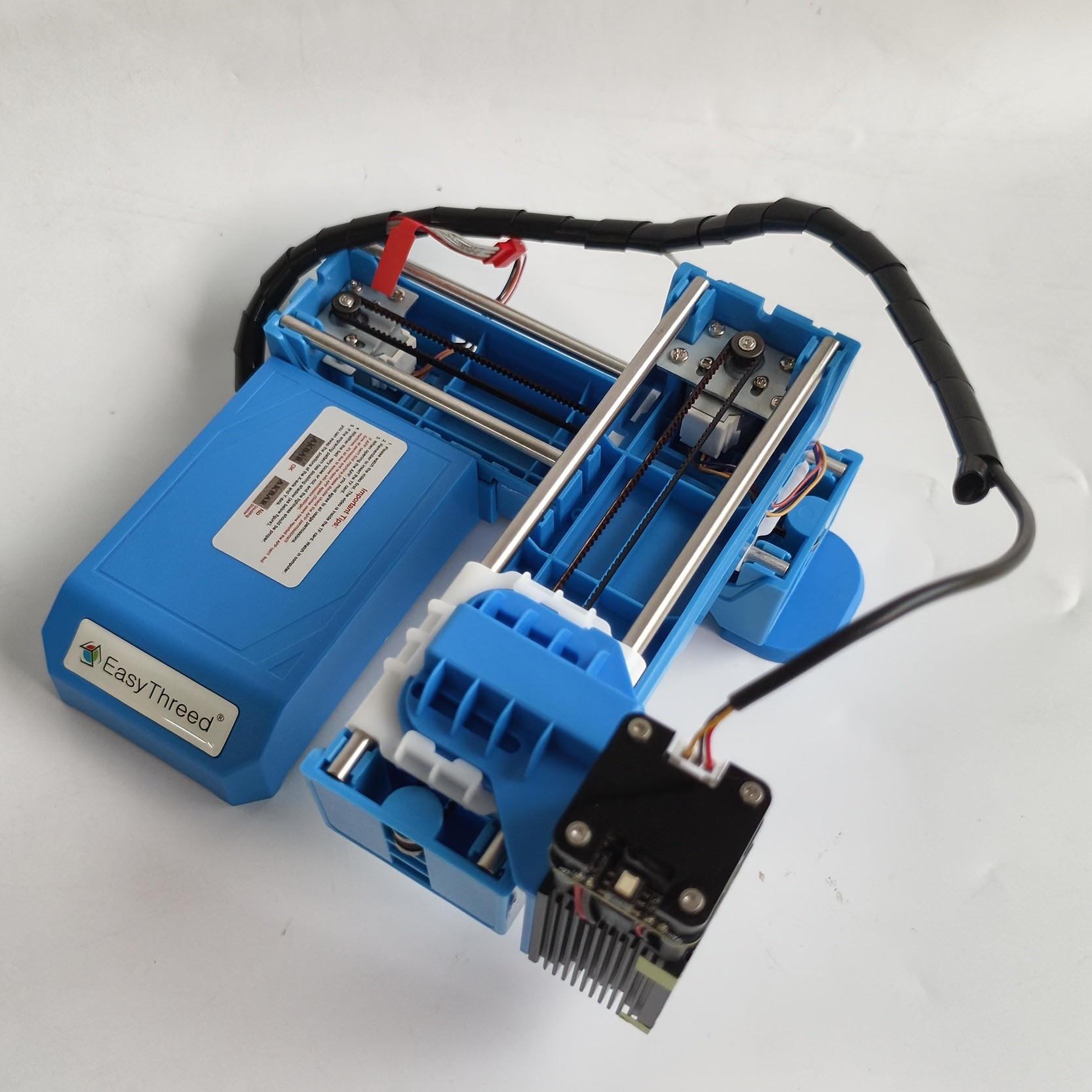 Лазерный гравер для начинающих, беспроводной, рабочая зона 100x100 мм, совместим с Android и iOS