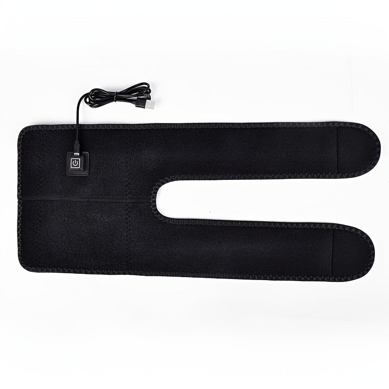 USB orqali zaryadlanadigan isitiladigan tizzabroni, sozlanadigan harorat sozlamalari bilan, batareyasiz, portativ, foydalanish uchun qulay, zamonaviy dizayn, ergonomik, artrit og'rig'i va qo'llab-quvvatlash uchun.