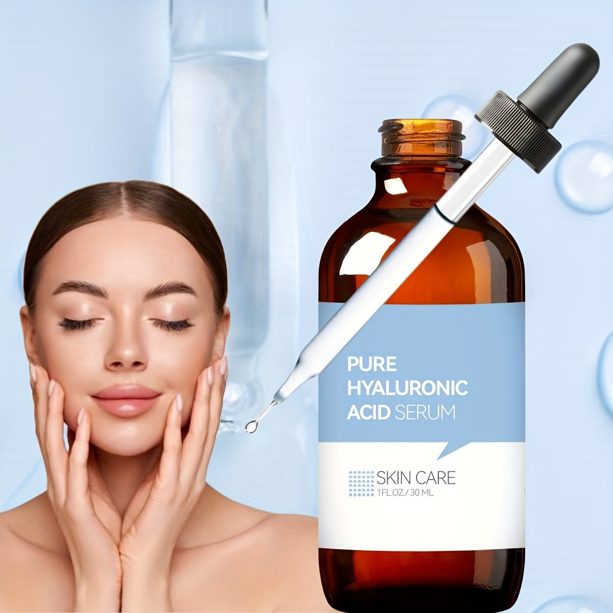 Hyaluronic Acid Serum for Skin Intense Hydration 1 fl oz