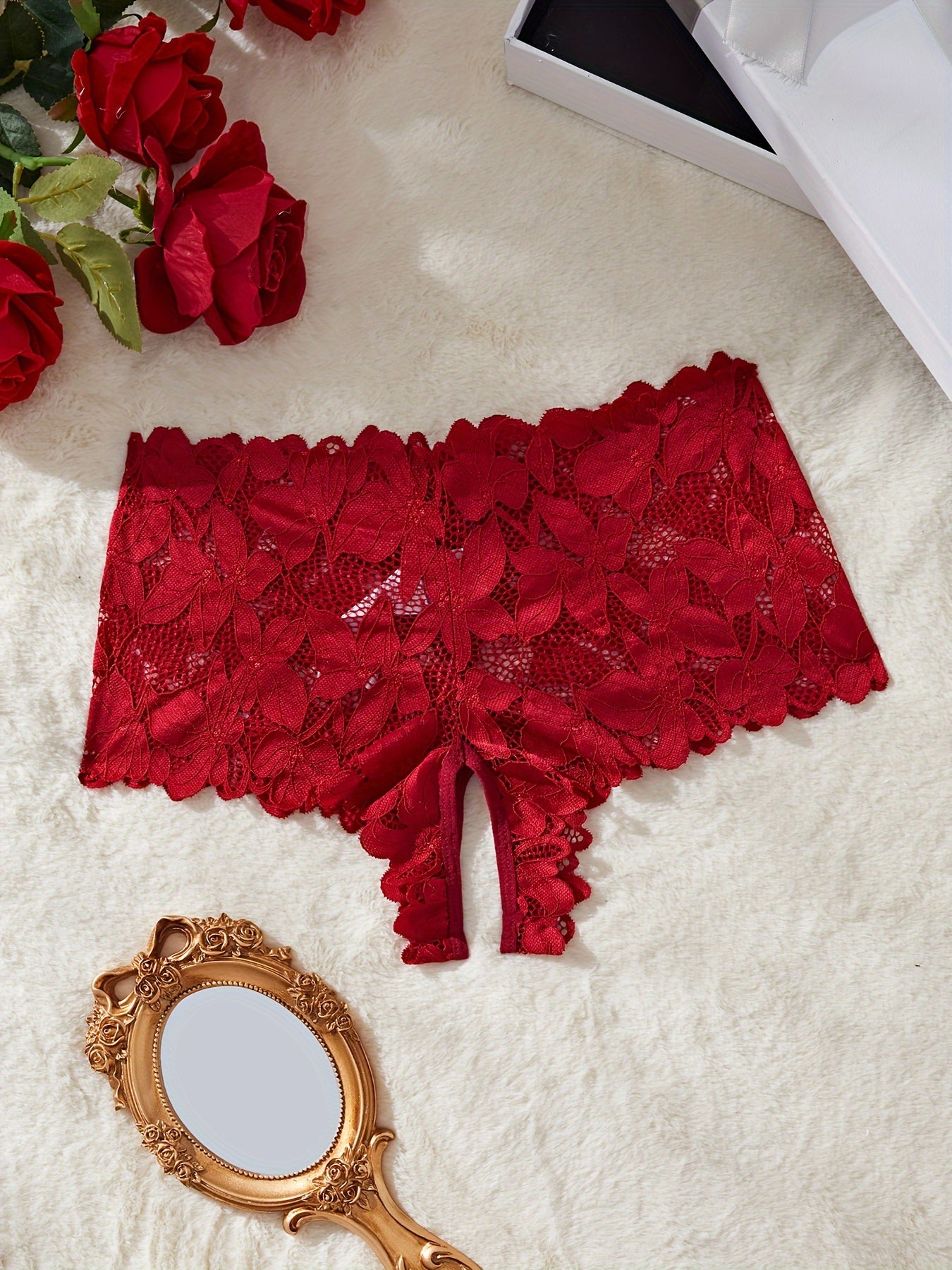 Кружевные трусики для женщин с дизайном кленового листа, сексуальное нижнее белье