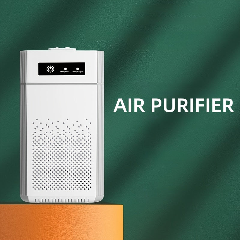 USB Air Purifier with 3 Odor Elimination Levels for Home Office Bedroom Desktop