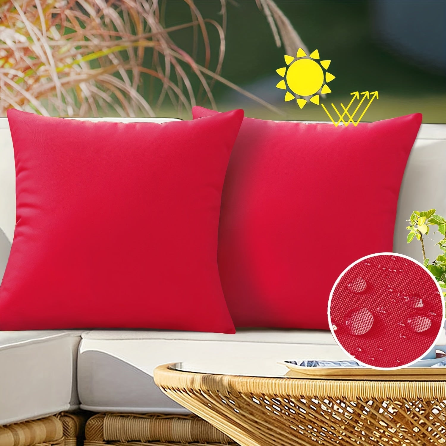 Водонепроницаемые наружные наволочки для мебели на улице, садовой скамейки, крыльца, дивана и домашнего декора