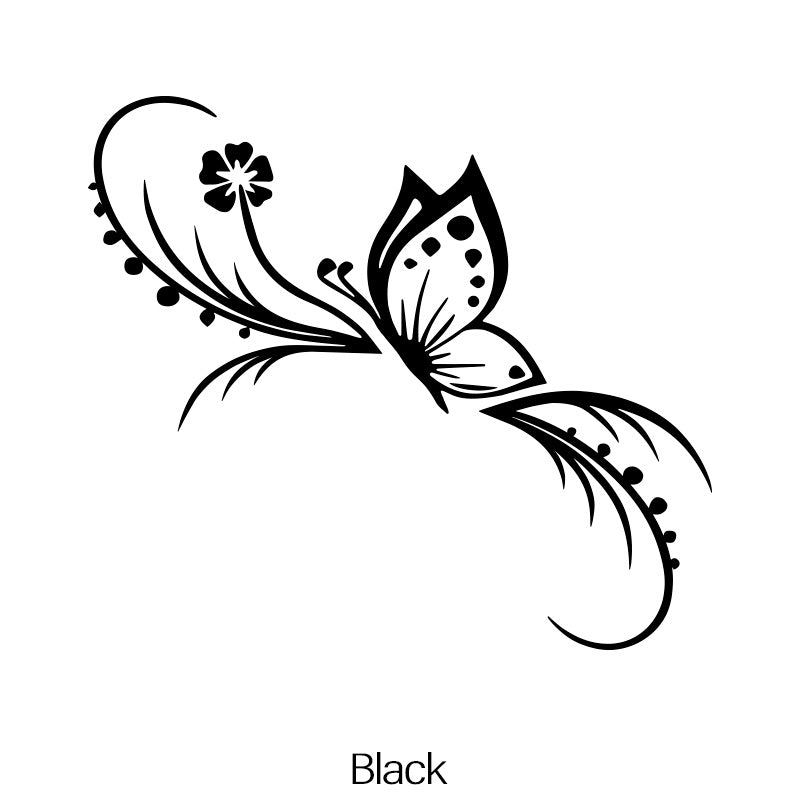 Car Floral Sticker Reflective Vinyl Decal for Cars and Motorcycles