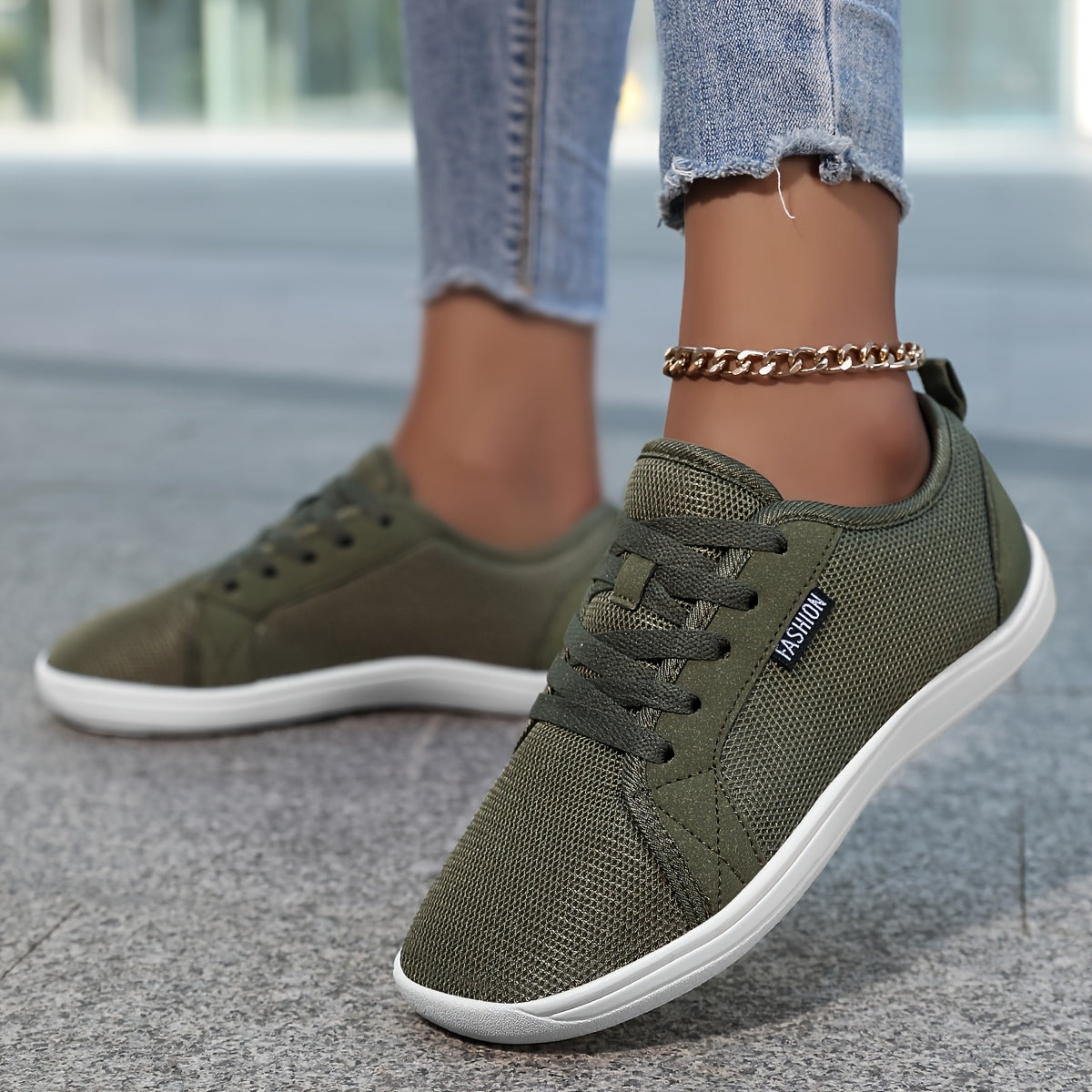 Women's Minimalist Barefoot Sneakers Wide Fit Breathable Knit Casual Shoes
