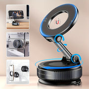 360° Rotating Magnetic Phone Holder Foldable Retractable Universal Compatibility for iPhone