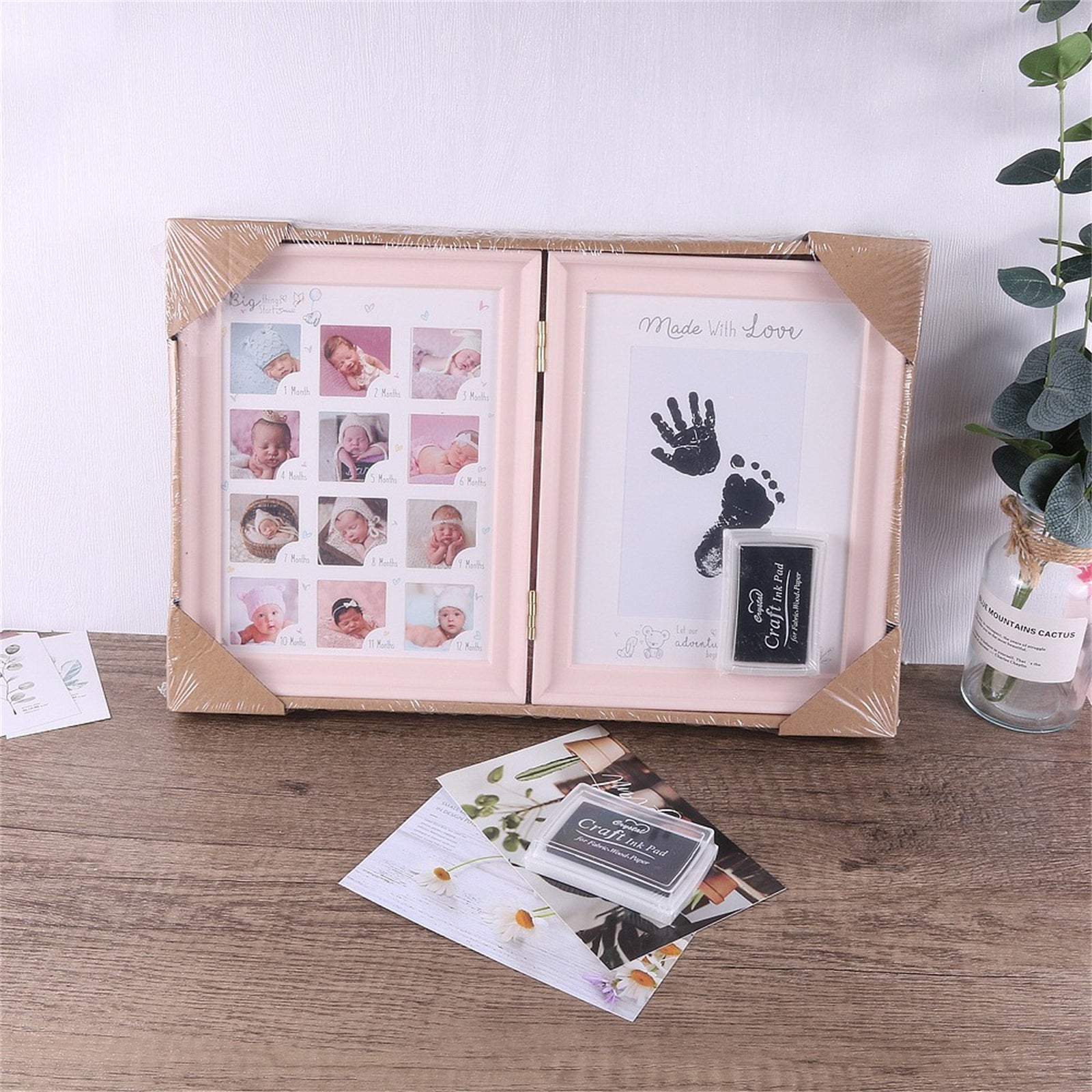Baby Memory Photo Frame for 100 Days and Holiday Keepsakes