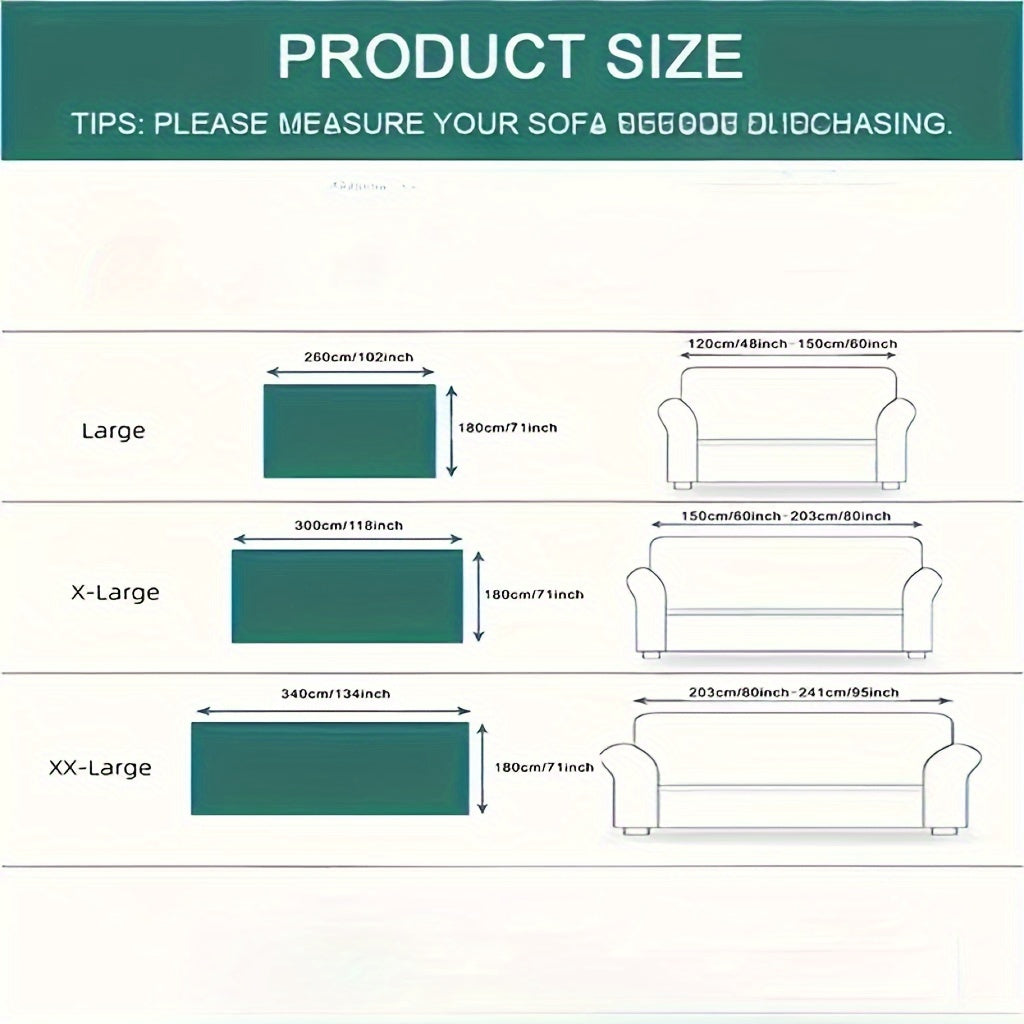 Tasselli Waffle-Knit Divan Qoplamasi - Mashinada Yuvish mumkin, Yashash xonasi va Ofis Dekor uchun Matoga Himoya