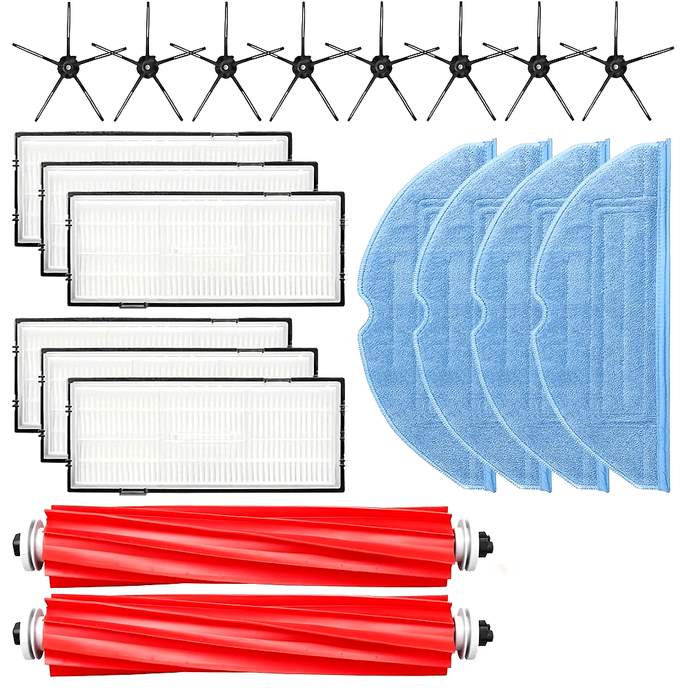 Roborock S7 S7 MaxV uchun 20 ta robot changyutgich aksessuarlar to'plami