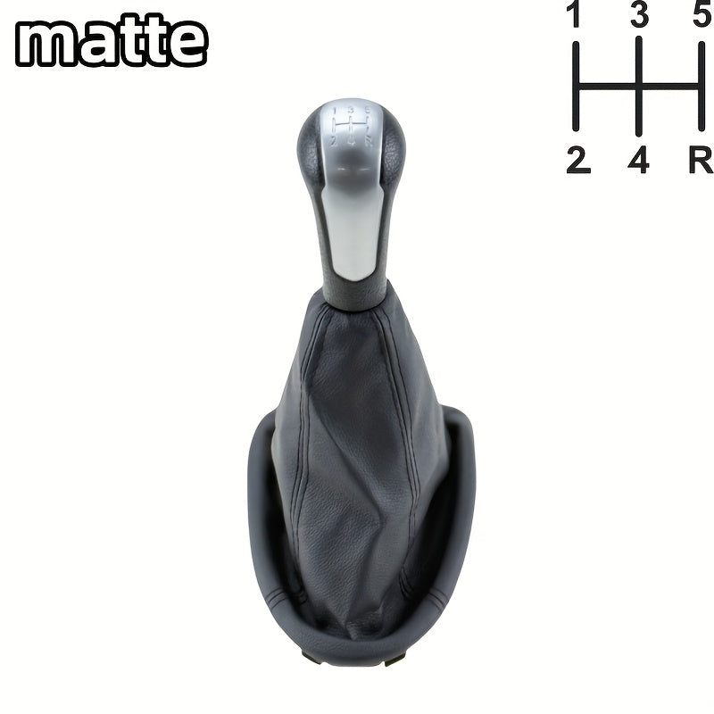 Manual Shift Lever for Car, Faux Leather Boot, 5-Speed, Easy Install
