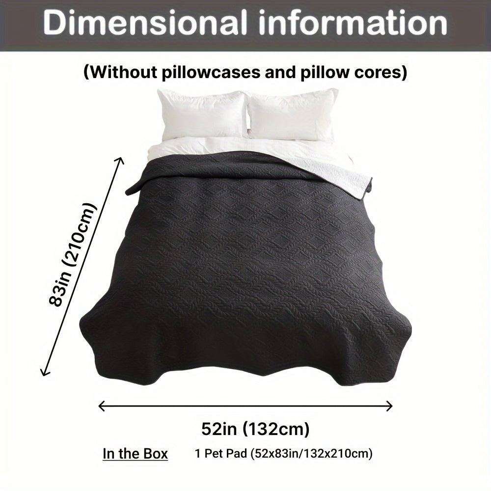 Waterproof Pet Bed Cover for Dogs and Cats in Red Dark Blue Black Sofa Protector Mat