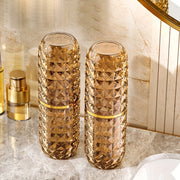 Bathroom Tumbler with Toothbrush Storage and Toothpaste Holder for Travel and Home Use