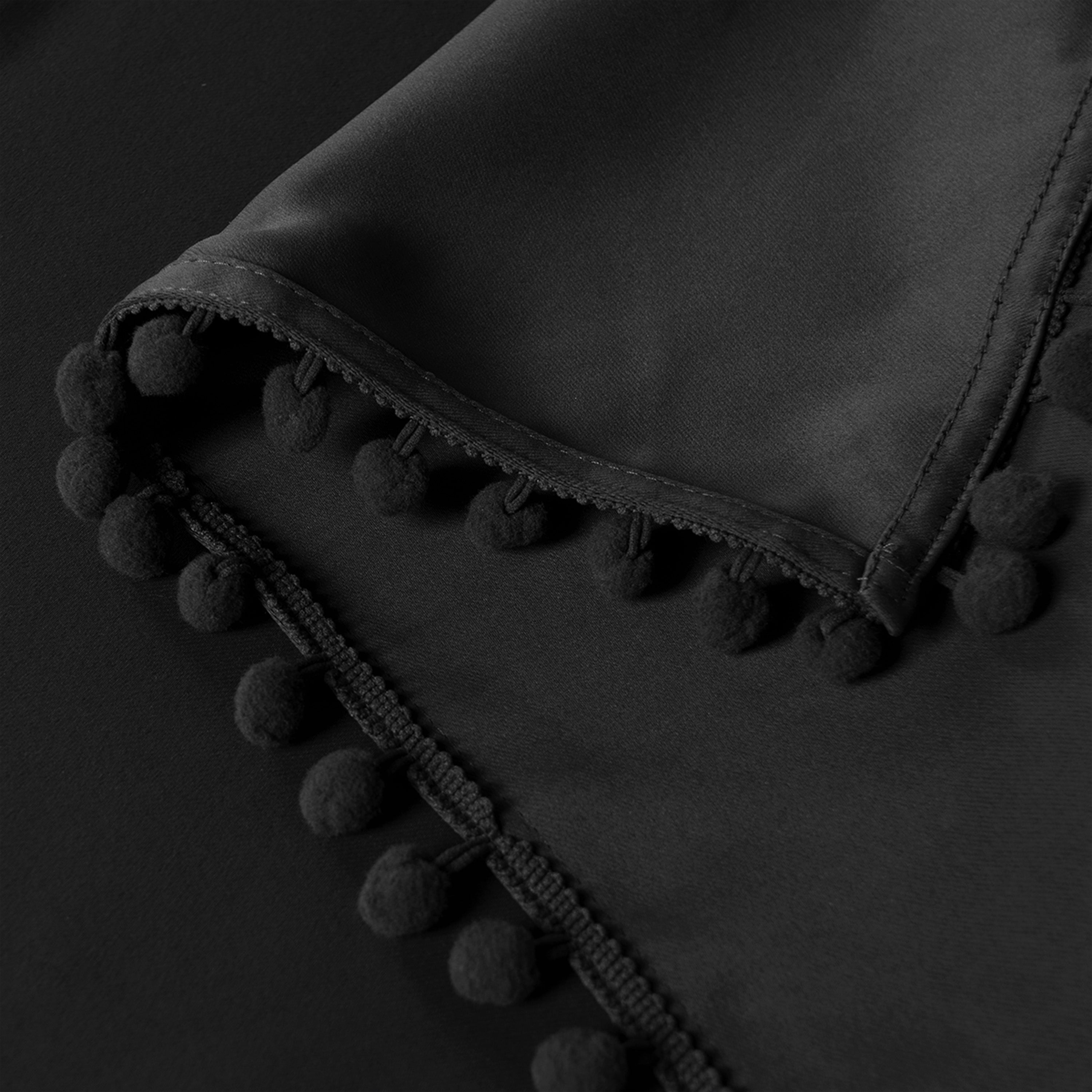 Thermal Insulated Blackout Curtain Panel for Living Room and Kitchen, Rod Pocket Design