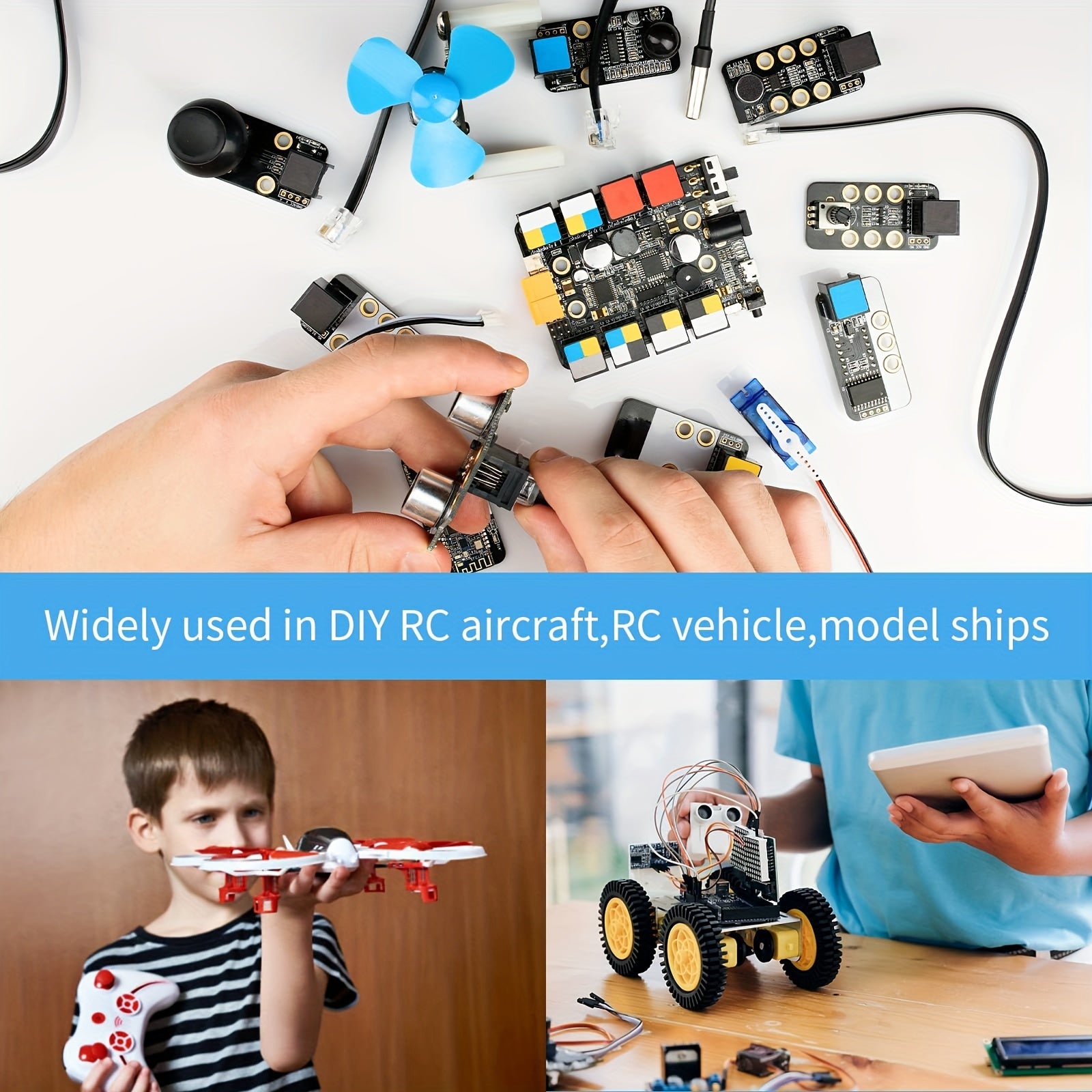 6pcs 22AWG Silicone Wire Kit Heat Resistant Tinned Copper 10.06m Flexible Insulated