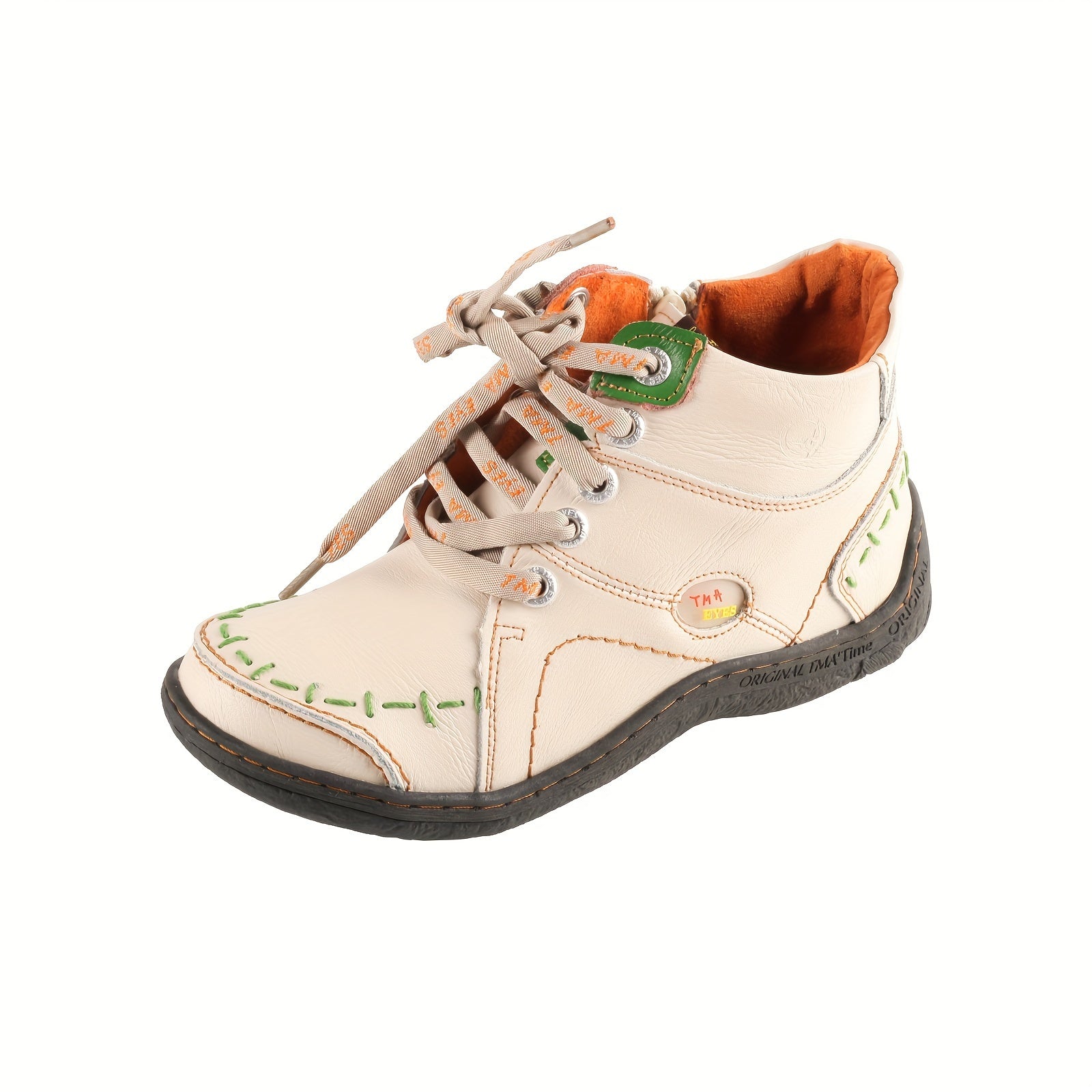 Women's Handcrafted Leather Western Hiking Boots Slip-Resistant Sole