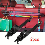 Universal Car Backseat Hook Organizer Plastic Adjustable Storage Hanger