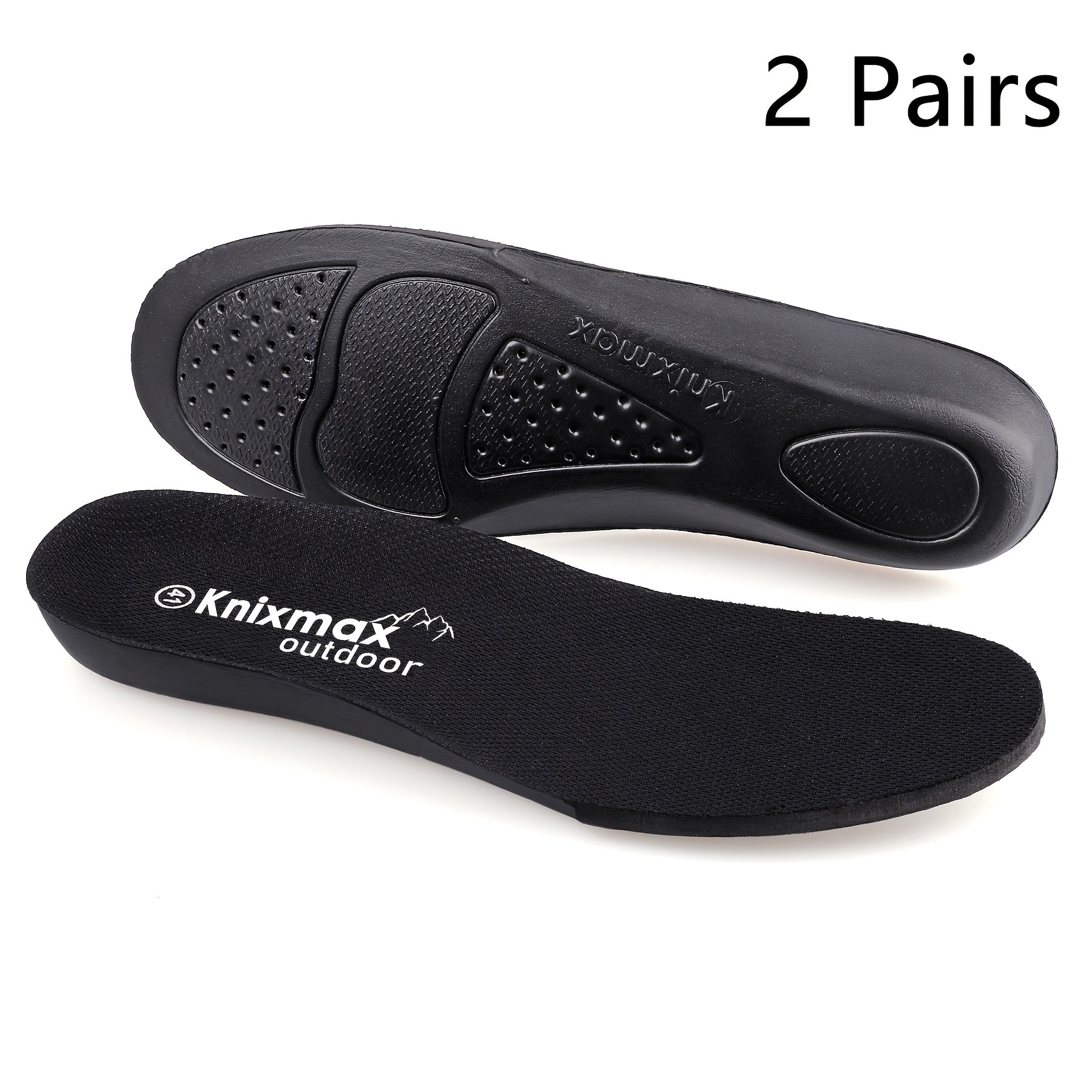 2 Pairs Orthopedic Memory Foam Insoles Breathable EVA Arch Support for Men Women
