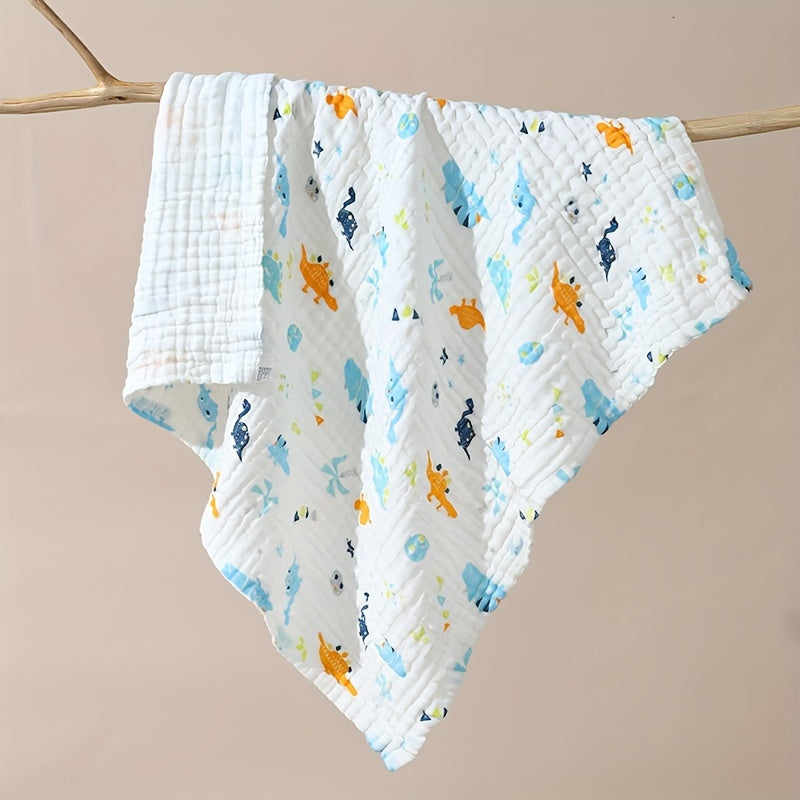 Kids' Bath Towel 69x90cm Bubble Gauze Soft Absorbent Lightweight Machine Washable