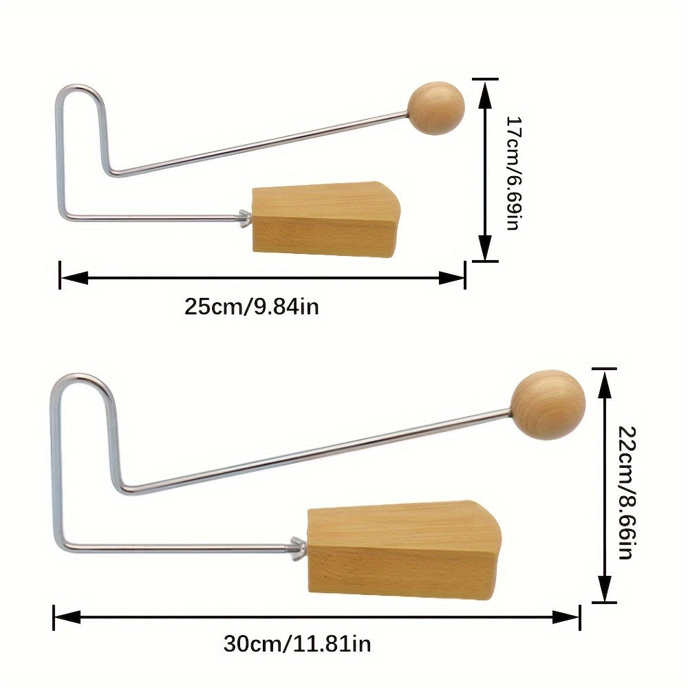 Latin Percussion Vibraslap Hand-Strike Instrument Iron Body Beige