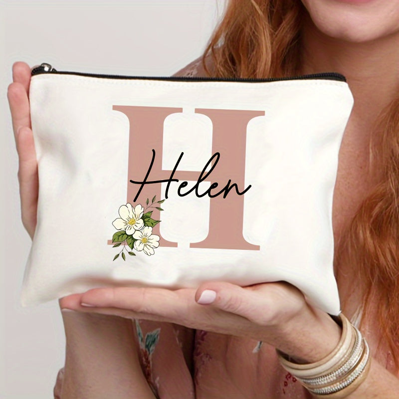 Personalized Makeup Bag Travel Toiletry Organizer Cosmetic Pouch for Women