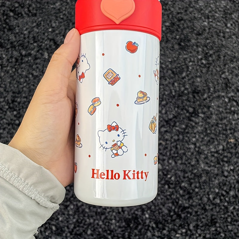 350ML Insulated Sanrio Kuromi Water Cup, Portable Straight Drinking Cup