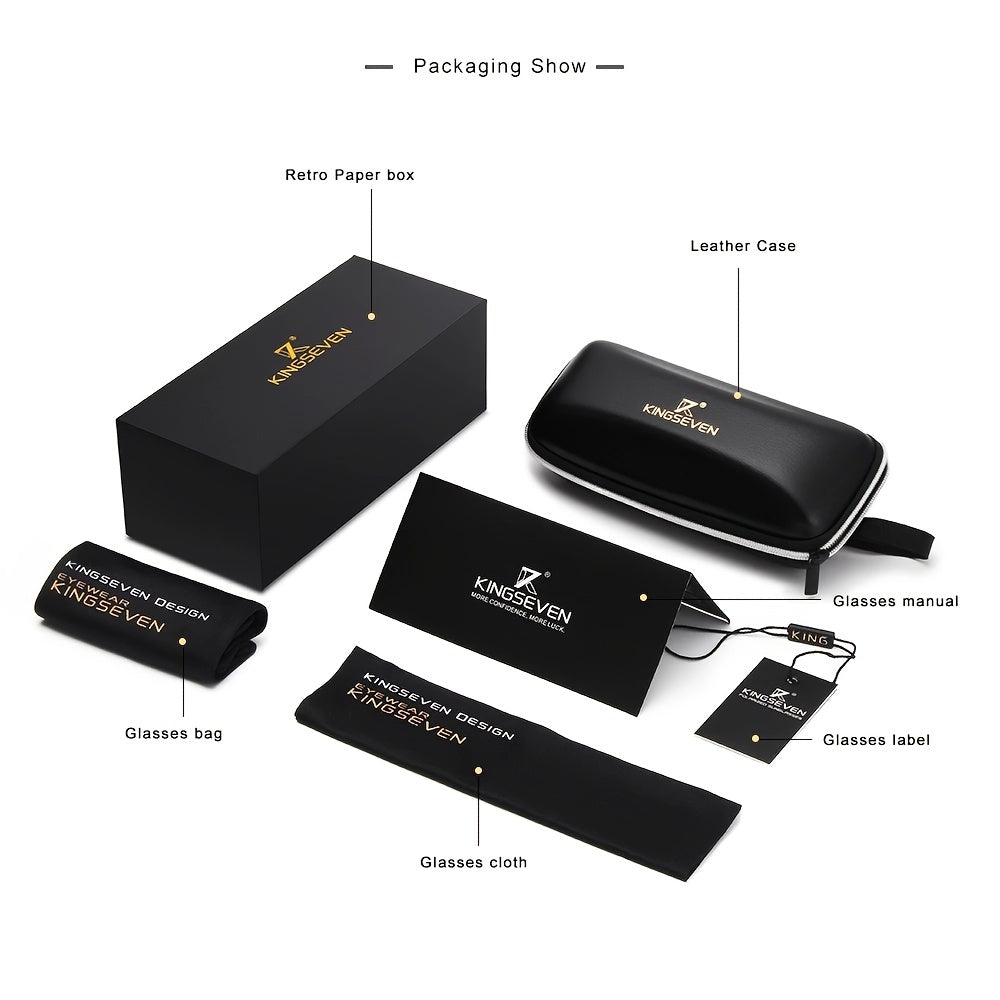 Men's Semi-Rimless Glasses Black Walnut Wood Polarized Lenses