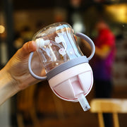 Kids' Educational Drinking Cup for Hydration, Straw, Suitable for Birthdays and Holidays