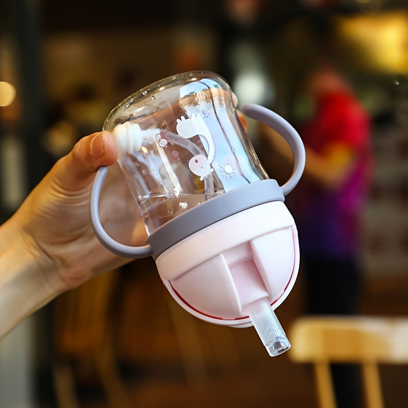 Kids' Educational Drinking Cup for Hydration, Straw, Suitable for Birthdays and Holidays