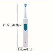 Взрослая электрическая зубная щетка с мягкой щетиной для отбеливания, перезаряжаемая, с технологией звуковых волн