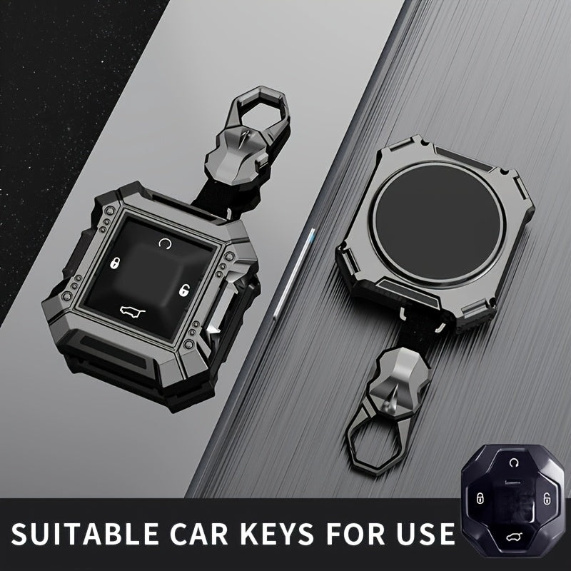 Universal Zinc Alloy Car Key Case Chain for T2 Jetour Traveler 2023-2024