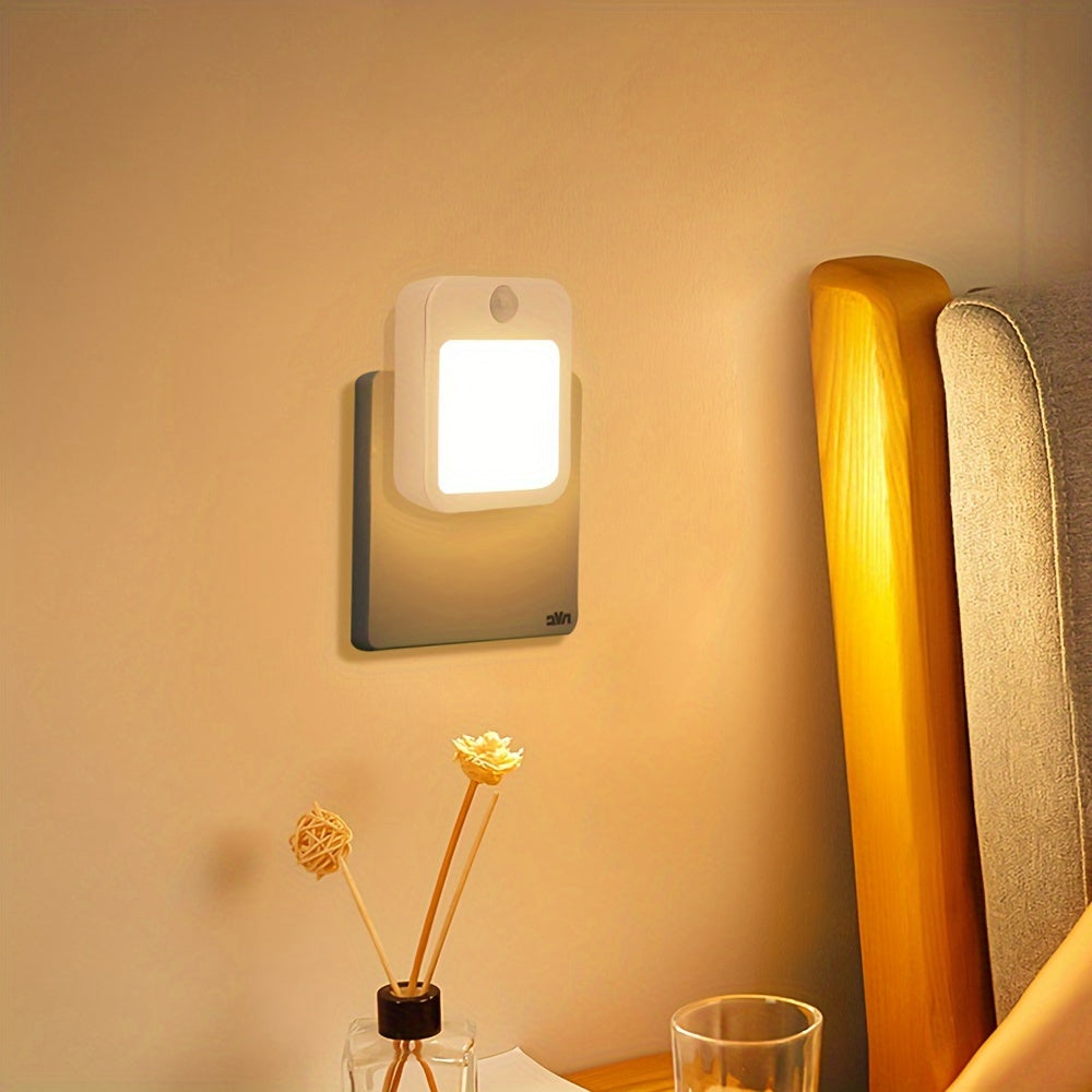 Plug-in LED Night Light with Dimmable Feature and Auto Dusk to Dawn Sensor