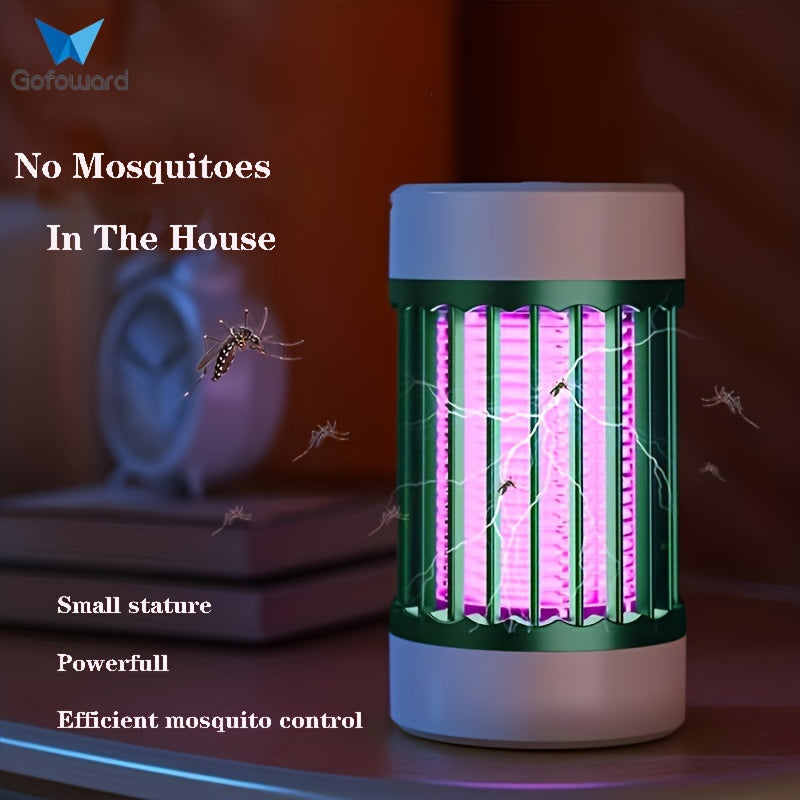 Purple UV Light Mosquito Killer USB Plug-In Wall Mount Desktop Electric Shock Indoor Pest Control