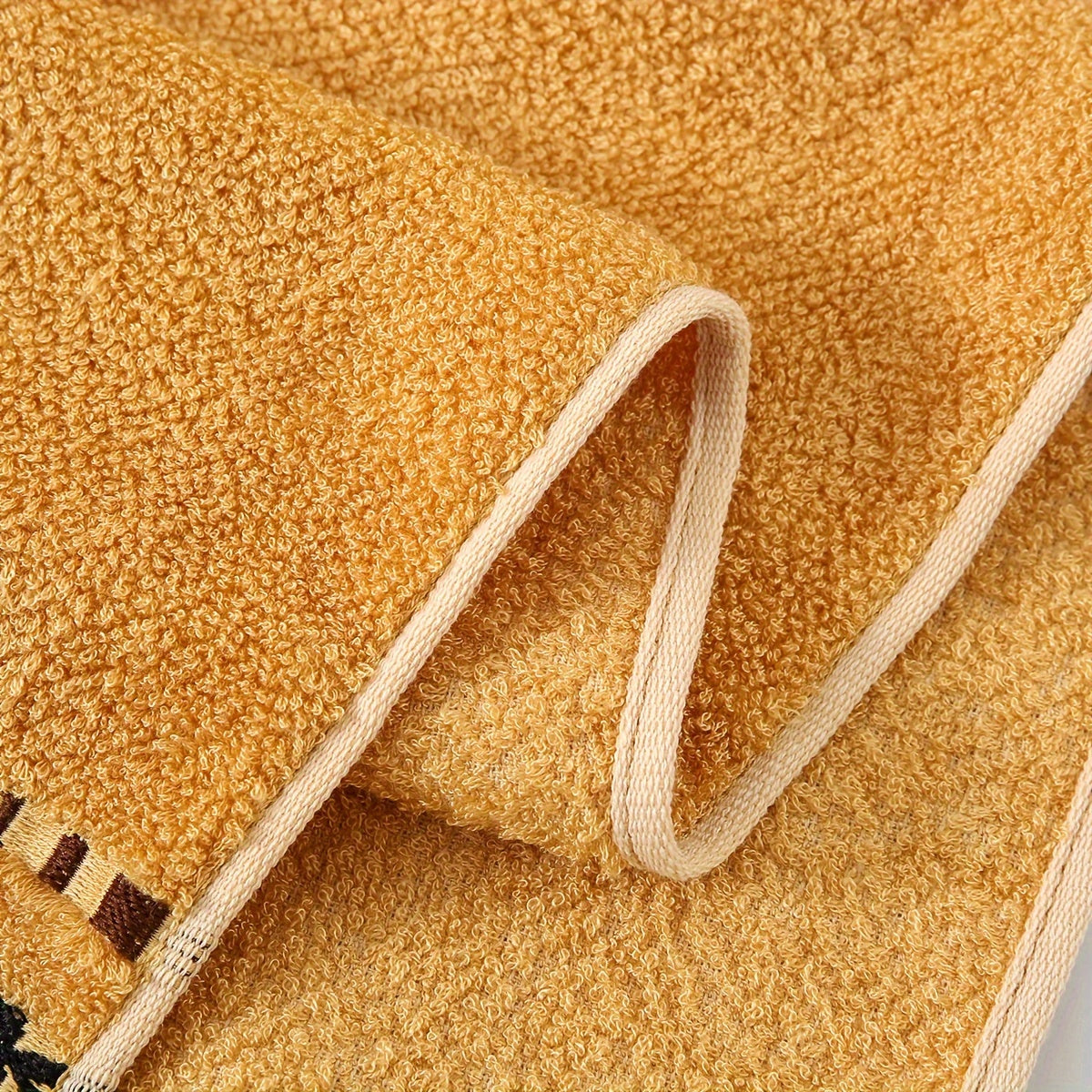 6-Piece Bamboo Fiber Towel Set Soft Quick-Dry Absorbent for Home Gym Bathroom