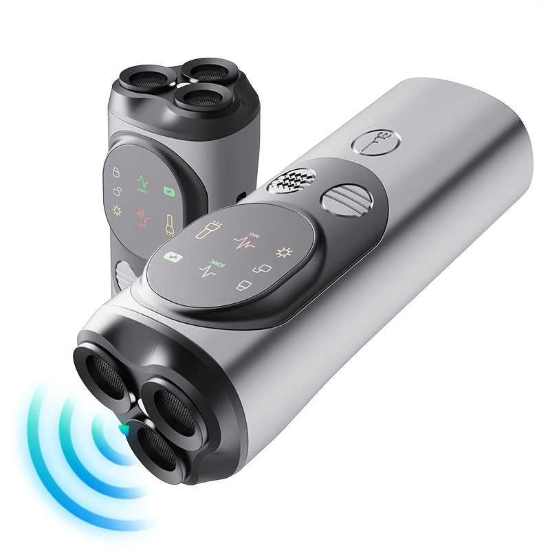 Rechargeable Dog Bark Control Device with LED Flashlight USB Charging Lithium Battery